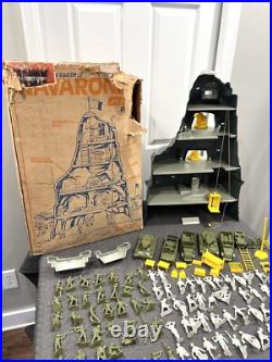 VTG Marx Guns of Navarone WWII Mountain Battleground Toy Playset withAccessories