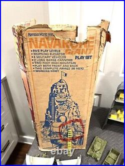 VTG Marx Guns of Navarone WWII Mountain Battleground Toy Playset withAccessories