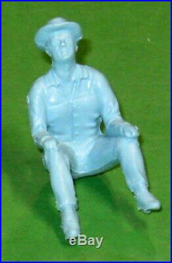 Very Rare Marx Blue Gunsmoke Cowboy. Seated Wagon Driver