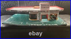 Vintafe MARX 1950's Tin Litho Service Center Car Laundry Car Sales