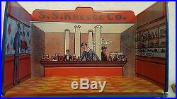 Vintage 1920's Marx Home Town Series Tin Toy Your Favorite Store #182, orig. Box