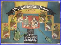 Vintage 1931 Wolverine Toy THE LITTLE GARDENER antique playset. NOS Never used