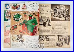 Vintage 1947 Sears Wishbook Christmas Catalog Tin Toys Marx Play Set Dolls Plush