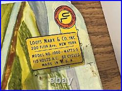 Vintage 1949 Louis Marx Mot-O-Run Express Hi-Way Working Order SEE VIDEO IN DESC