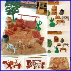 Vintage 1950 Marx Complete Western Ranch Set