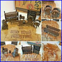 Vintage 1950 Marx Complete Western Ranch Set