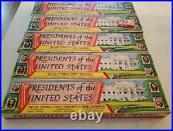 Vintage 1950's 5 Series Set IOB Marx Toys Presidents of the United States