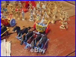 Vintage 1950's BEN HUR Marx PLAYSET With MANY FIGURES PARTS