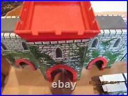 Vintage 1950's Louis Marx Medieval Castle Fort with Box stamped No. 4710