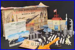Vintage 1950's Marx Atomic Cape Canaveral Missile Base Playset Toy Sci Fi War