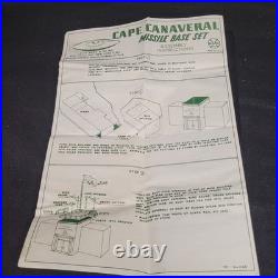 Vintage 1950's Marx Atomic Cape Canaveral Missile Base Playset Toy Sci Fi War