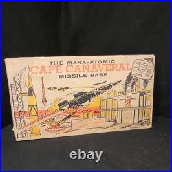 Vintage 1950's Marx Atomic Cape Canaveral Missile Base Playset Toy Sci Fi War