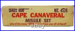 Vintage 1950's Marx Cape Canaveral NASA Astronaut Missile Base Play Set withBox