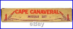 Vintage 1950's Marx Cape Canaveral Space Base Astronaut Rocket Missile Playset