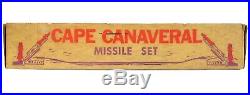 Vintage 1950's Marx Cape Canaveral Space Base Astronaut Rocket Missile Playset