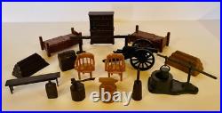 Vintage 1950's Marx Fort Apache Play set