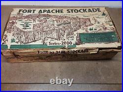 Vintage 1950's Marx Fort Apache Stockade Series 2000 #3682 Lots of Accessories