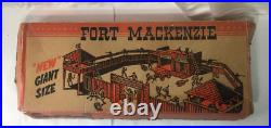 Vintage 1950's Marx Fort MacKenzie Apache Stockade Playset #846 T Cohn Box