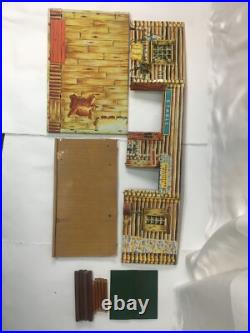Vintage 1950's Marx Fort MacKenzie Apache Stockade Playset #846 T Cohn Box