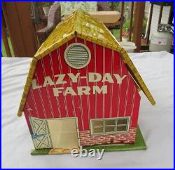 Vintage 1950's Marx Modern Farm Play Set Lazy Day Farm Original Box W EXTRAS