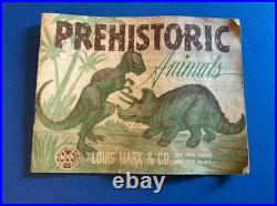 Vintage 1950's Marx Prehistoric Animals 56-1 USA P- 862 (Dinosaurs)