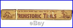 Vintage 1950's Marx Series 500 Prehistoric Times Dinosaur Playset withBox & Insert