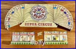 Vintage 1950's Marx Super Circus Tent Two Oddity Panels 70+ accessories