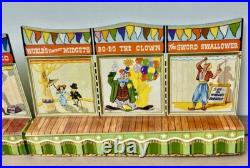 Vintage 1950's Marx Super Circus Tent Two Oddity Panels 70+ accessories