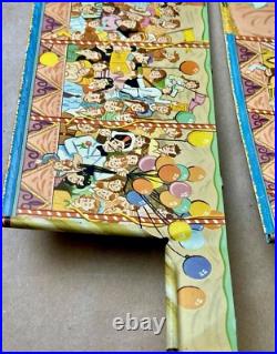 Vintage 1950's Marx Super Circus Tent Two Oddity Panels 70+ accessories
