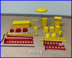 Vintage 1950's Marx Super Circus Tent Two Oddity Panels 70+ accessories