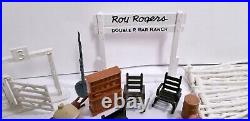 Vintage 1950's Roy Rogers RODEO RANCH Original Box Western Cowboy Toy Set