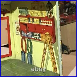 Vintage 1950's TIN LITHO MARX PET SHOP PLAYSET Accessories