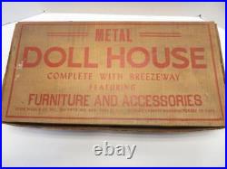 Vintage 1950s/1960s Marx Dollhouse Playset Breezeway #4039