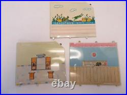 Vintage 1950s/1960s Marx Dollhouse Playset Breezeway with Porch Light & Furniture