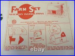 Vintage 1950s/1960s Marx Farm Set Playset No. 3942 Lazy Days Farm