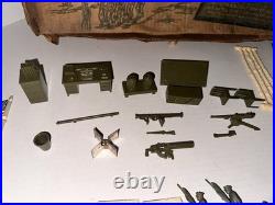 Vintage 1950s LOUIS MARX US ARMY TRAINING CENTER TOY SET WithORIGINAL BOX