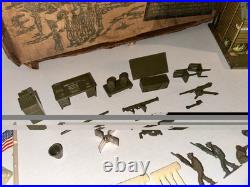 Vintage 1950s LOUIS MARX US ARMY TRAINING CENTER TOY SET WithORIGINAL BOX