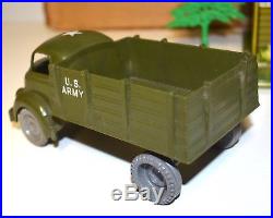 Vintage 1950s Marx Army Training Center Playset in Box with Rare Troop Truck