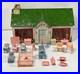 Vintage 1950s Marx Baby Land Nursery Tin Building With All Accessories Excellent