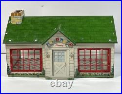Vintage 1950s Marx Baby Land Nursery Tin Building With All Accessories Excellent