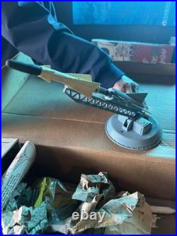 Vintage 1950s Marx Cape Canaveral Missile Set with Box Tin Building & Rockets