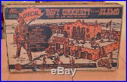 Vintage 1950s Marx Davy Crockett at the Alamo Playset in the Original Box