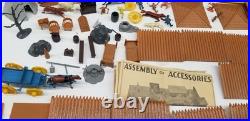 Vintage 1950s Marx Fort Apache Stockade Playset With Box & Instructions Shelf H4