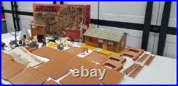 Vintage 1950s Marx Fort Apache Stockade Playset With Box & Instructions Shelf H4