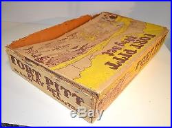 Vintage 1950s Marx Fort Pitt Stockade Playset in Original Box