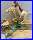 Vintage 1950s Marx Plastic Disney Prince Charming Figure Sleeping Beauty Horse