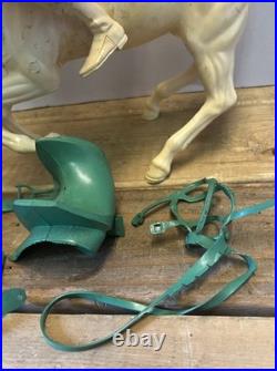 Vintage 1950s Marx Plastic Disney Prince Charming Figure Sleeping Beauty Horse