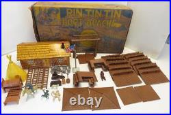 Vintage 1950s Marx Playset Rin Tin Tin Fort Apache 60mm Figures #3658