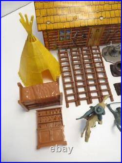 Vintage 1950s Marx Playset Rin Tin Tin Fort Apache 60mm Figures #3658