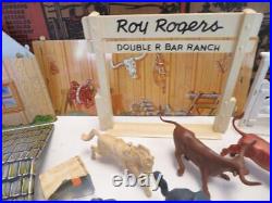 Vintage 1950s Marx Playset Roy Rogers Rodeo Ranch Double R